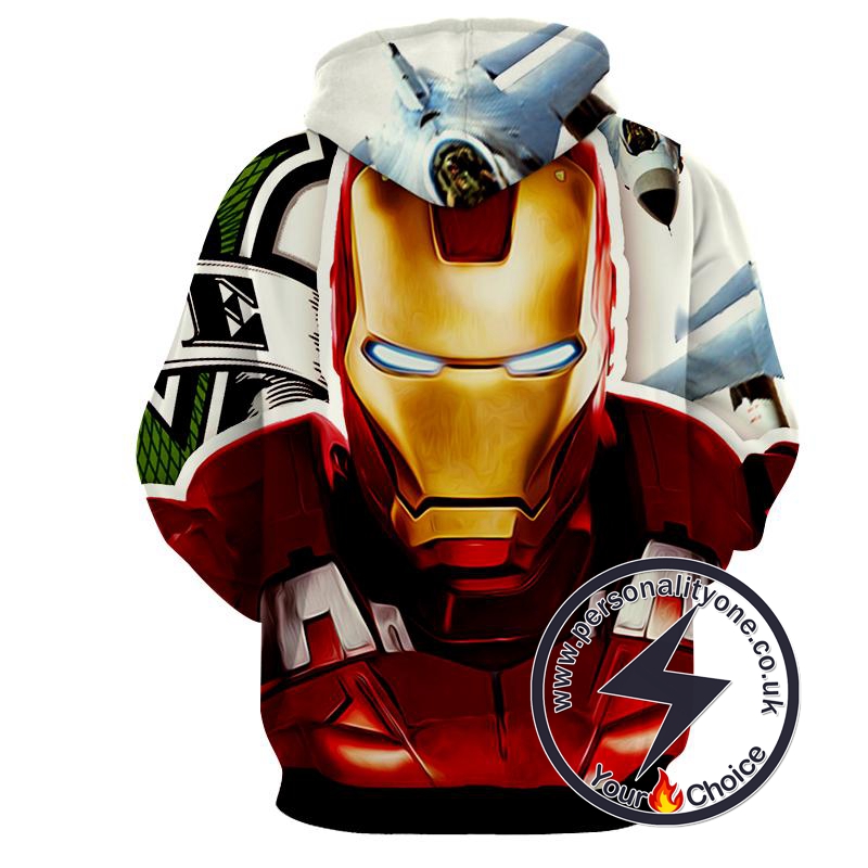 Iron Man - Iron Man 3D - Iron Man Hoodies